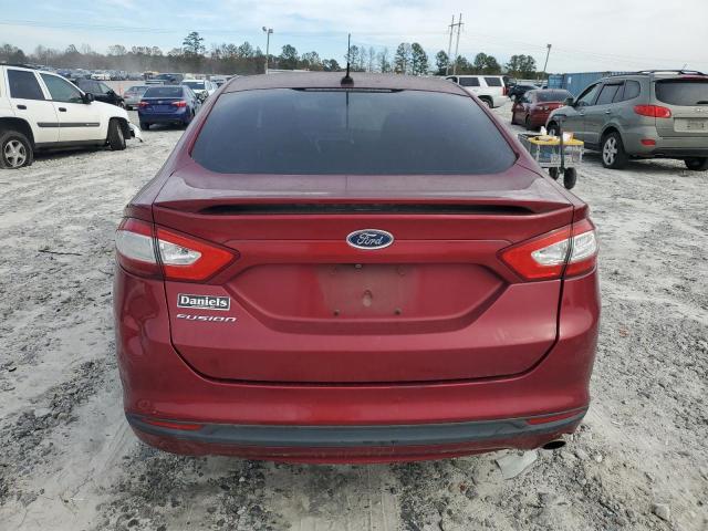 3FA6P0G72GR295899 - 2016 FORD FUSION S MAROON photo 6