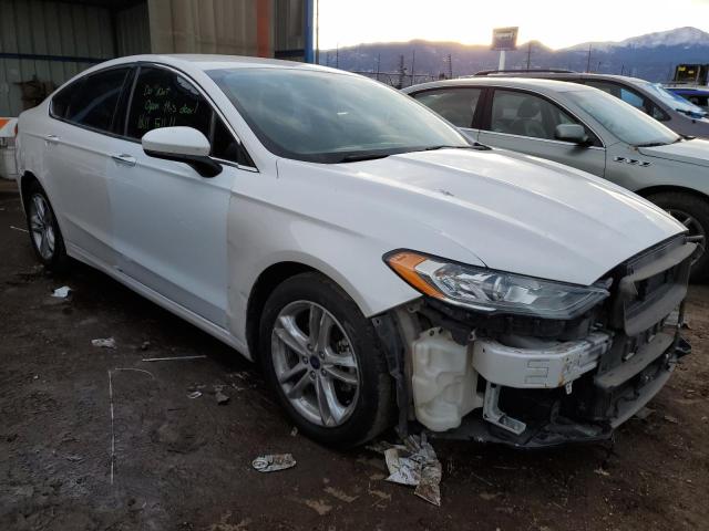 3FA6P0LU2JR118093 - 2018 FORD FUSION SE HYBRID WHITE photo 4