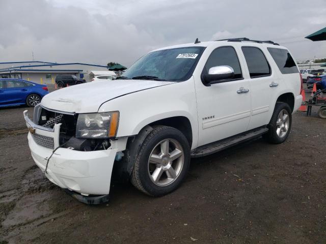 1GNSCAE09BR388849 - 2011 CHEVROLET TAHOE C1500  LS WHITE photo 1