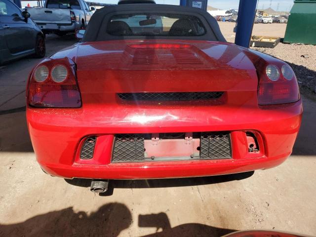 JTDFR320840070477 - 2004 TOYOTA MR2 SPYDER RED photo 6