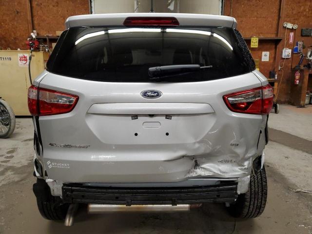 MAJ6S3GL8NC472576 - 2022 FORD ECOSPORT SE SILVER photo 6