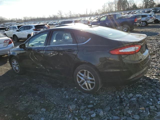 3FA6P0HD8ER125256 - 2014 FORD FUSION SE BLACK photo 2