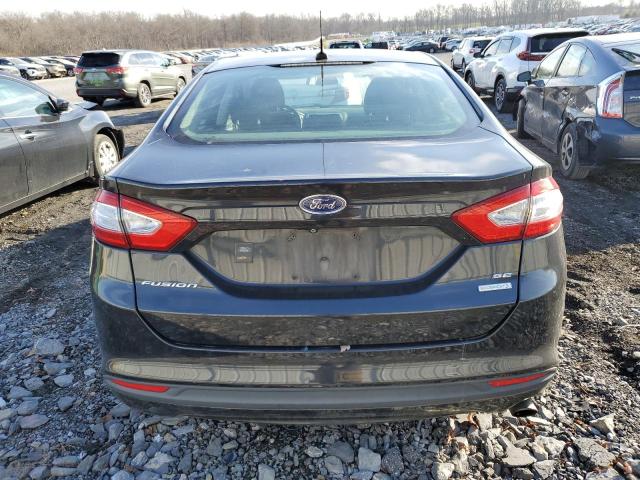 3FA6P0HD8ER125256 - 2014 FORD FUSION SE BLACK photo 6