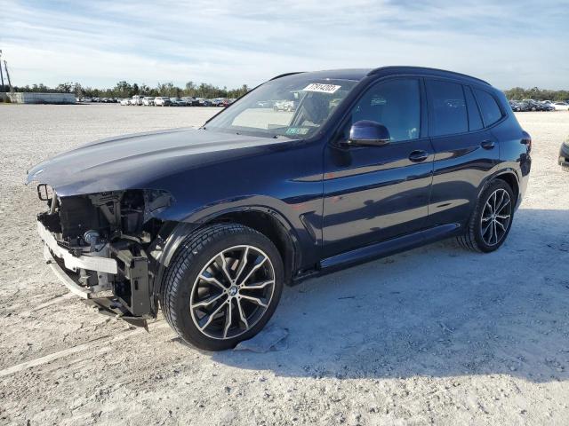 5UX53DP0XN9L35696 - 2022 BMW X3 XDRIVE30I BLUE photo 1