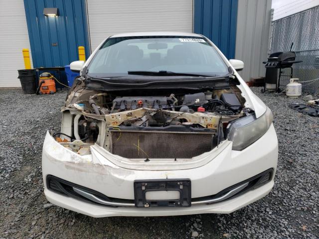 2HGFB2F43EH019415 - 2014 HONDA CIVIC LX WHITE photo 5