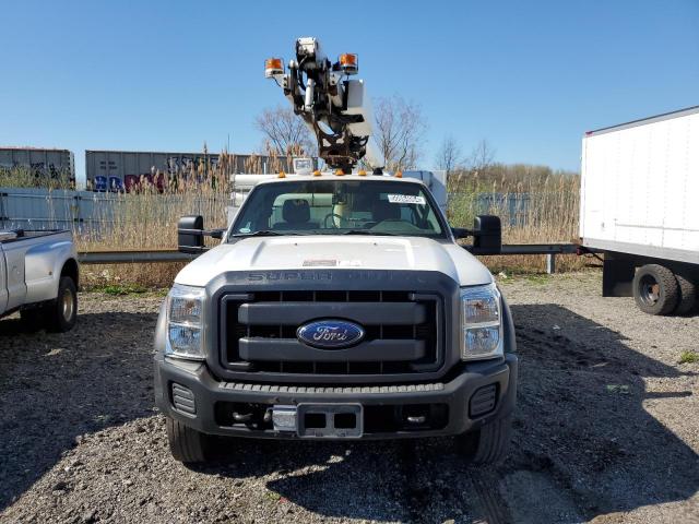 1FDUF4GY3EEA62520 - 2014 FORD F450 SUPER DUTY WHITE photo 5