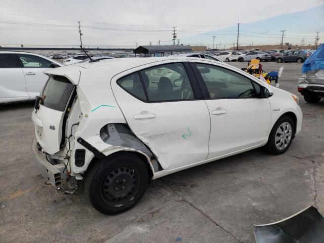 JTDKDTB34E1064985 - 2014 TOYOTA PRIUS C WHITE photo 3