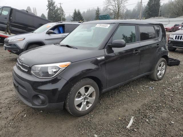 KNDJN2A29J7544491 - 2018 KIA SOUL BLACK photo 1