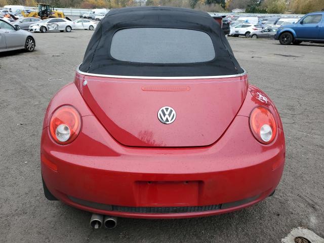 3VWRW3AL7AM009533 - 2010 VOLKSWAGEN NEW BEETLE RED photo 6