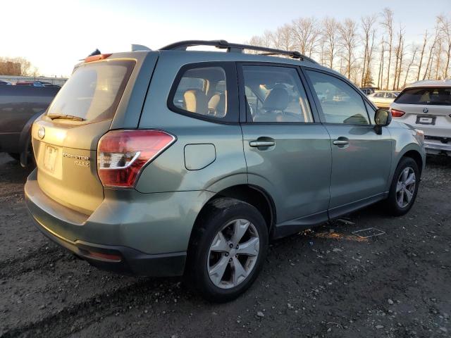 JF2SJABC8GH442833 - 2016 SUBARU FORESTER 2.5I GREEN photo 3