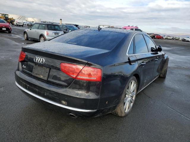 WAUAGAFD6DN008349 - 2013 AUDI A8 QUATTRO BLACK photo 3