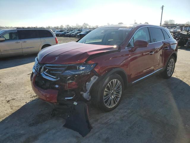 2LMPJ6LR4HBL38262 - 2017 LINCOLN MKX RESERVE MAROON photo 1