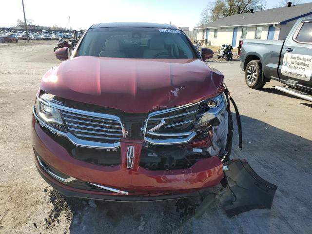 2LMPJ6LR4HBL38262 - 2017 LINCOLN MKX RESERVE MAROON photo 5