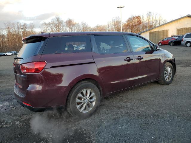 KNDMB5C19K6533509 - 2019 KIA SEDONA LX BURGUNDY photo 3