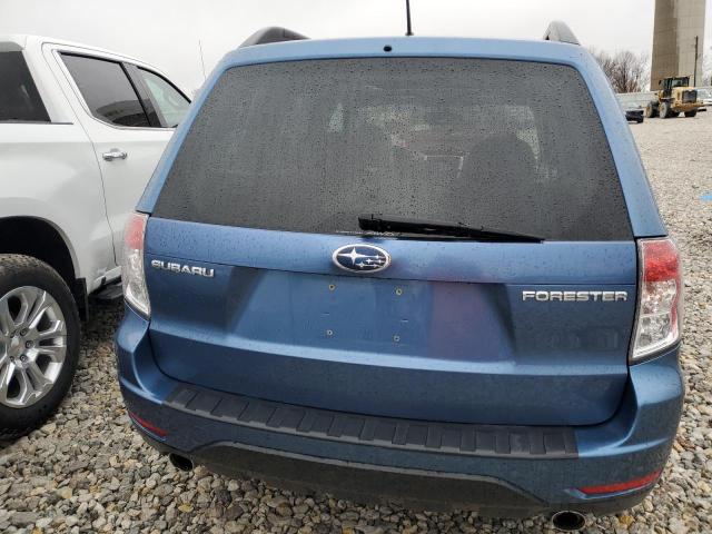 JF2SH64659H761853 - 2009 SUBARU FORESTER 2.5X LIMITED BLUE photo 6