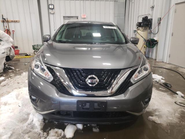 5N1AZ2MH6HN174395 - 2017 NISSAN MURANO S GRAY photo 5