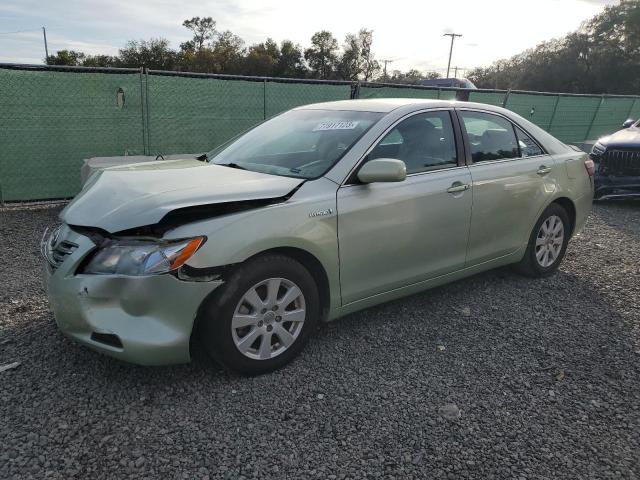 4T1BB46K48U049656 - 2008 TOYOTA CAMRY HYBRID GREEN photo 1