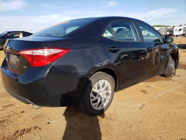 5YFBURHE6HP674446 - 2017 TOYOTA COROLLA L BLACK photo 3