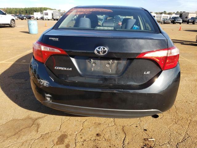 5YFBURHE6HP674446 - 2017 TOYOTA COROLLA L BLACK photo 6