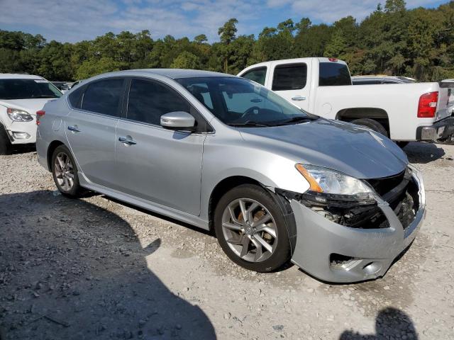 3N1AB7AP7FY217906 - 2015 NISSAN SENTRA S SILVER photo 4