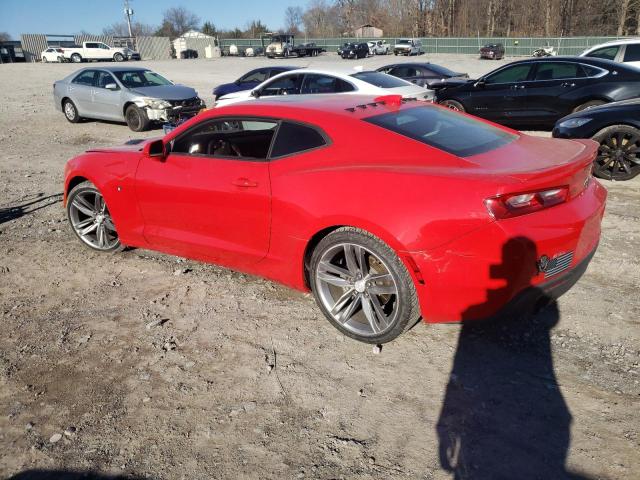 1G1FB1RS6H0197095 - 2017 CHEVROLET CAMARO LT RED photo 2