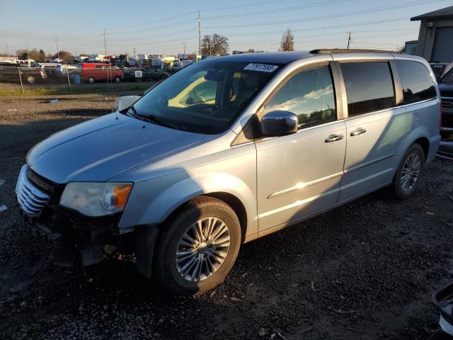 2C4RC1CG5DR531400 - 2013 CHRYSLER TOWN & COU TOURING L BLUE photo 1