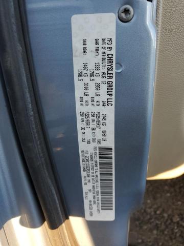 2C4RC1CG5DR531400 - 2013 CHRYSLER TOWN & COU TOURING L BLUE photo 13