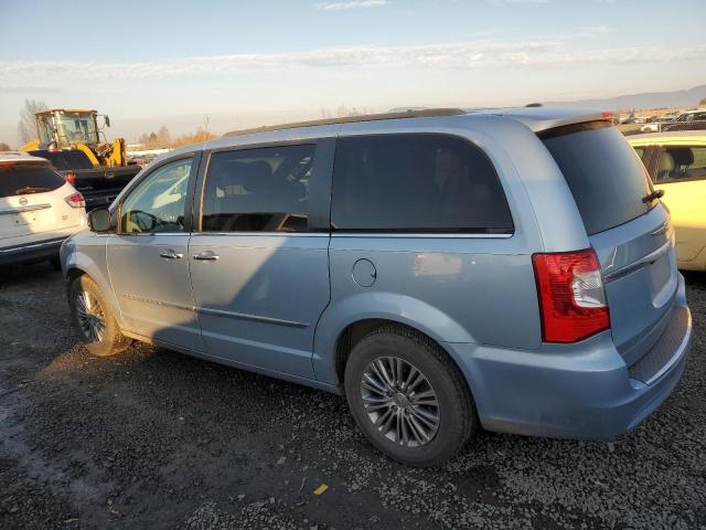 2C4RC1CG5DR531400 - 2013 CHRYSLER TOWN & COU TOURING L BLUE photo 2