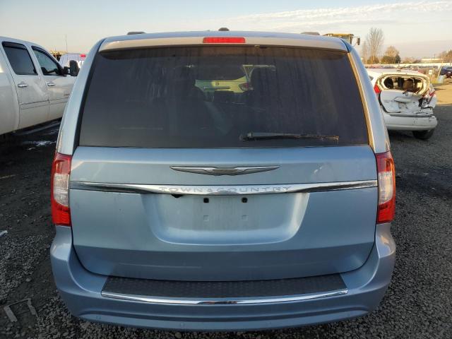 2C4RC1CG5DR531400 - 2013 CHRYSLER TOWN & COU TOURING L BLUE photo 6