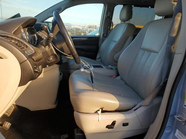 2C4RC1CG5DR531400 - 2013 CHRYSLER TOWN & COU TOURING L BLUE photo 7