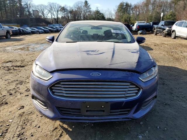 3FA6P0HD2GR271445 - 2016 FORD FUSION SE BLUE photo 5