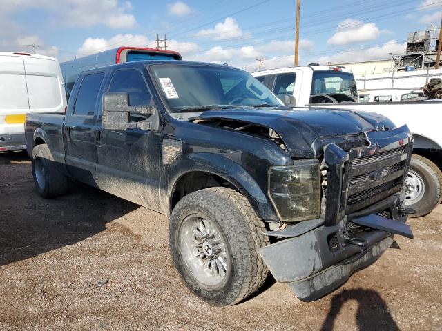 1FTWW30R78EC63657 - 2008 FORD F350 SRW SUPER DUTY BLACK photo 4