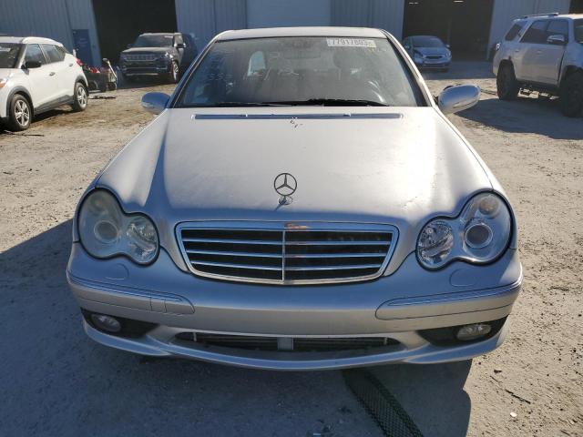 WDBRF40J05F593352 - 2005 MERCEDES-BENZ C 230K SPORT SEDAN SILVER photo 5