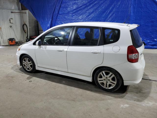 JHMGD38697S056111 - 2007 HONDA FIT S WHITE photo 2