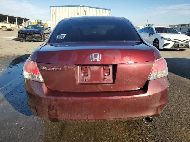 1HGCP2F48AA010593 - 2010 HONDA ACCORD LXP BURGUNDY photo 6