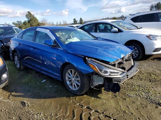 5NPE24AFXKH739666 - 2019 HYUNDAI SONATA SE BLUE photo 4