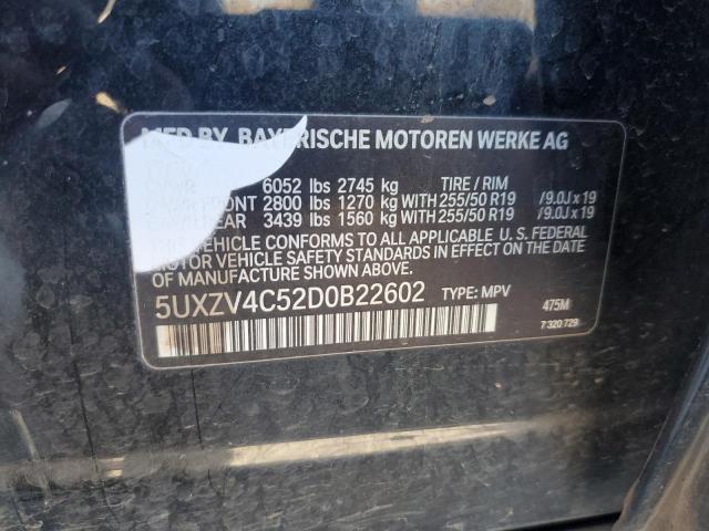 5UXZV4C52D0B22602 - 2013 BMW X5 XDRIVE35I Qara foto 13