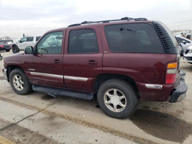 1GKEK13T3YJ168494 - 2000 GMC YUKON MAROON photo 2