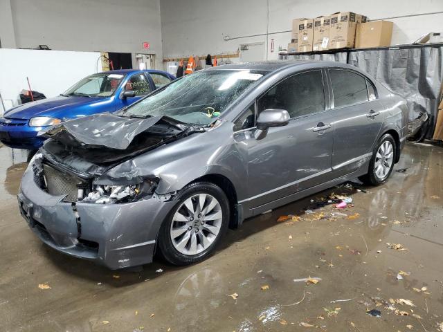 2HGFA1F95BH533206 - 2011 HONDA CIVIC EXL ნაცრისფერი ფოტო 1
