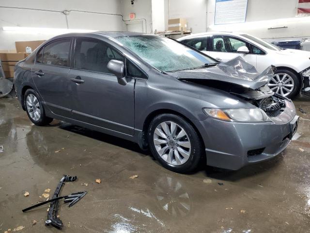2HGFA1F95BH533206 - 2011 HONDA CIVIC EXL ნაცრისფერი ფოტო 4