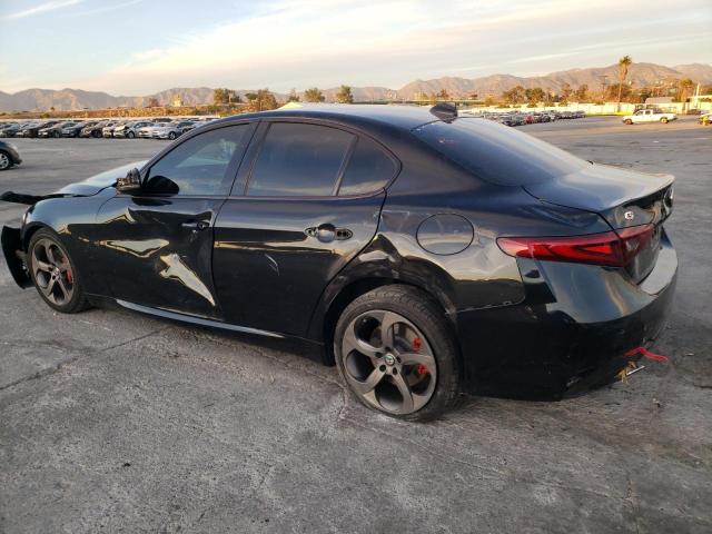 ZARFAEDNXJ7591480 - 2018 ALFA ROMEO GIULIA Q4 BLACK photo 2