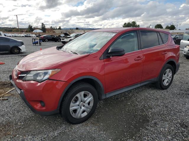 2T3ZFREV8FW186101 - 2015 TOYOTA RAV4 LE RED photo 1