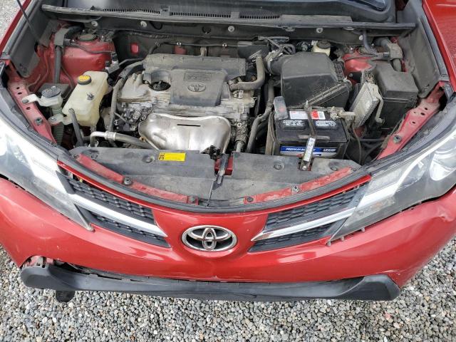 2T3ZFREV8FW186101 - 2015 TOYOTA RAV4 LE RED photo 12