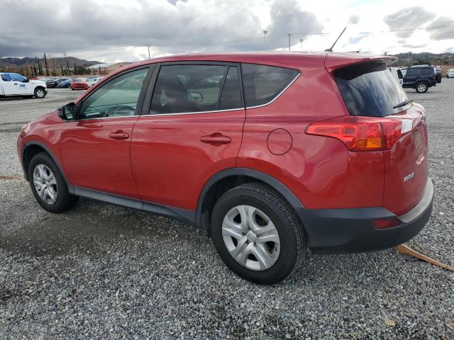 2T3ZFREV8FW186101 - 2015 TOYOTA RAV4 LE RED photo 2