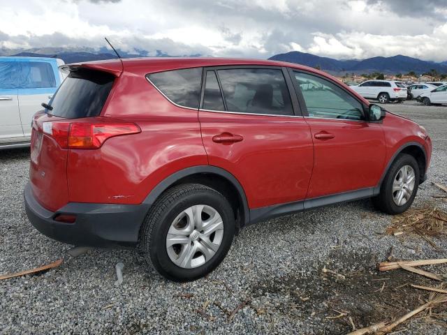 2T3ZFREV8FW186101 - 2015 TOYOTA RAV4 LE RED photo 3