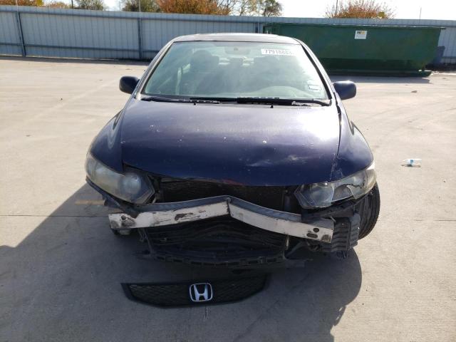 2HGFG12699H501217 - 2009 HONDA CIVIC LX BLUE photo 5