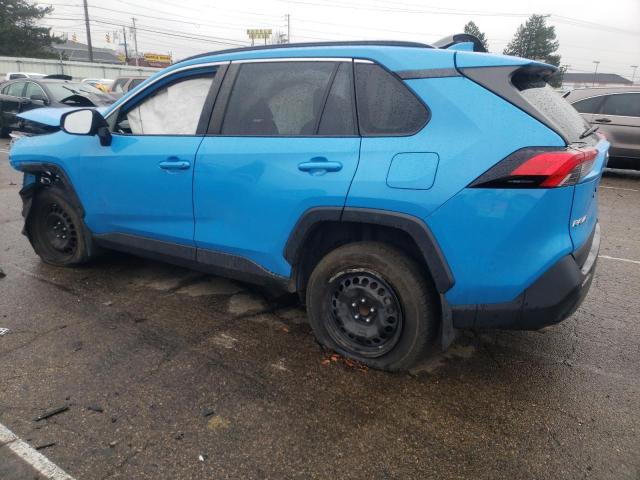 JTMH1RFVXKJ006795 - 2019 TOYOTA RAV4 LE BLUE photo 2