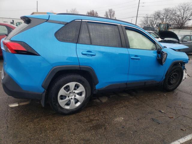 JTMH1RFVXKJ006795 - 2019 TOYOTA RAV4 LE BLUE photo 3