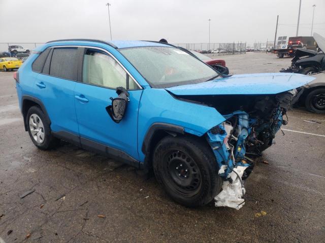 JTMH1RFVXKJ006795 - 2019 TOYOTA RAV4 LE BLUE photo 4