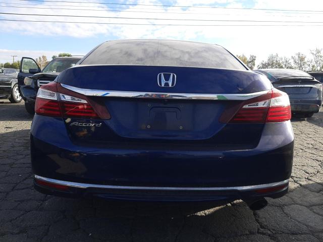 1HGCR2F3XHA246304 - 2017 HONDA ACCORD LX BLUE photo 6